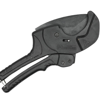 Pijpensnijder 0-63mm: Snijdt PVC, PP, PU, PE buizen moeiteloos.