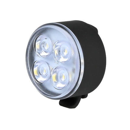 USB Oplaadbare Fietslamp Wit, 300mAh, Inclusief Clip, Helder Licht