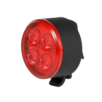 USB Oplaadbare Rood LED Fietslamp met Clip voor Veilig Fietsen