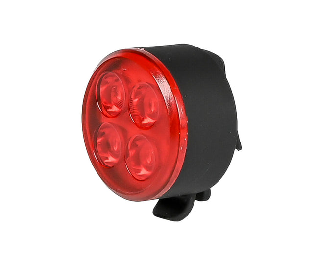 USB Oplaadbare Rood LED Fietslamp met Clip voor Veilig Fietsen