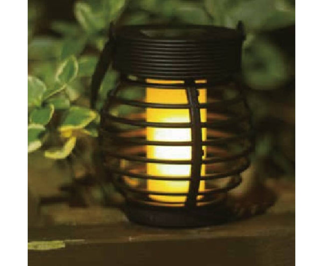 Tuinlamp Solar LED 10.8 cm, Flame Effect, Ø9 cm, 12 LED, Solar Powered
