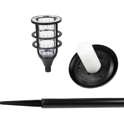 Solar Tuinfakkel Set 43 cm, Vlameffect, Verlicht Paden & Patios