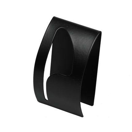 Zelfklevende Zwarte Handdoekhouder 5x8,5 cm voor Badkamer & Keuken