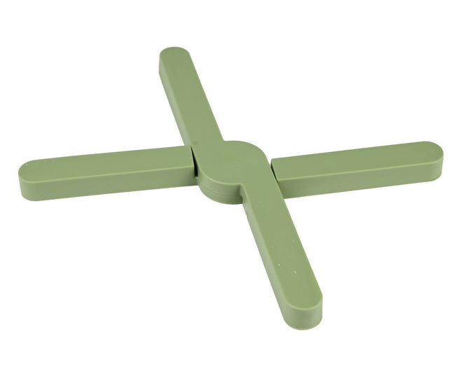 Inklapbare Pannenonderzetter, Silicone, Ø20cm, Hittebestendig, Anti-Slip