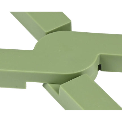 Inklapbare Pannenonderzetter, Silicone, Ø20cm, Hittebestendig, Anti-Slip