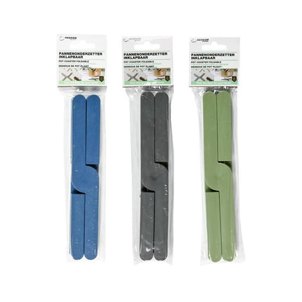 Inklapbare Pannenonderzetter, Silicone, Ø20cm, Hittebestendig, Anti-Slip