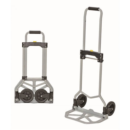 Opklapbare Steekwagen 65 kg, Compact, 7" Wielen, Geschikt voor Verhuizingen.