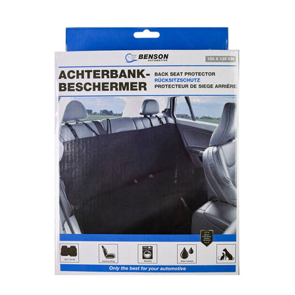 Auto Achterbankbeschermer 130x135 cm - Beschermt tegen vuil en vocht