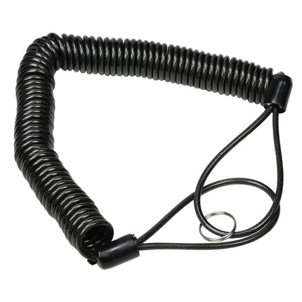 Geïsoleerde Staalkabel 4mm x 5m, met Lussen voor Veilig Bevestigen
