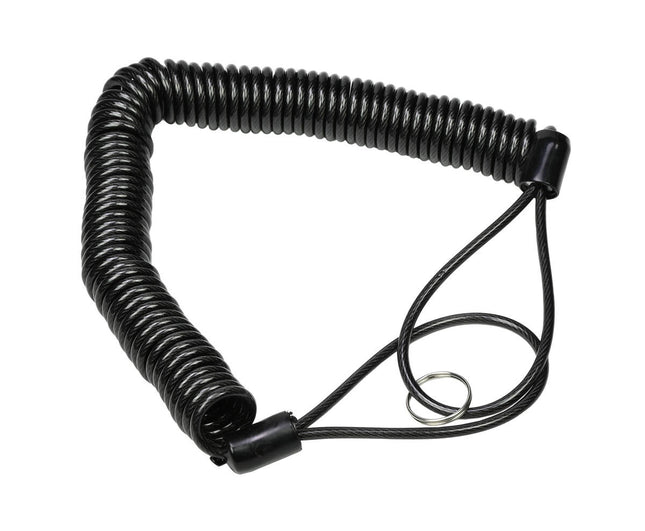 Geïsoleerde Staalkabel 4mm x 5m, met Lussen voor Veilig Bevestigen