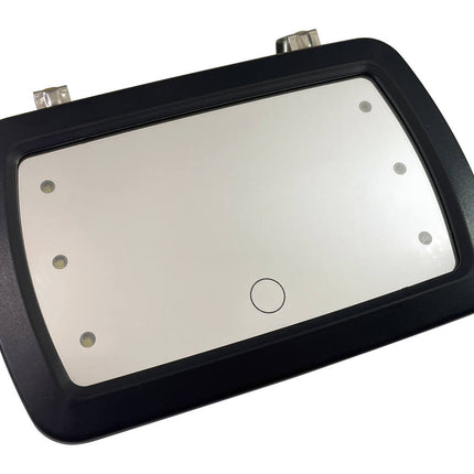 Auto Make-up Spiegel 6 LED, Touch, Compact, Zonneklep Bevestiging
