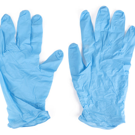 Werkhandschoen nitril blauw maat M 100 dlg