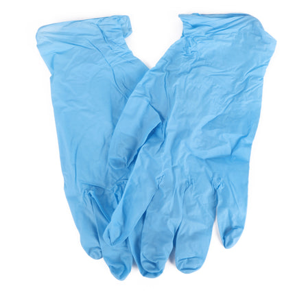 Werkhandschoen nitril blauw maat M 100 dlg