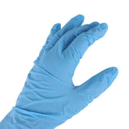 Werkhandschoen nitril blauw maat M 100 dlg