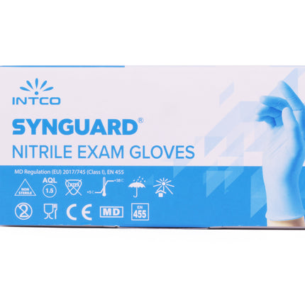 Werkhandschoen nitril blauw maat M 100 dlg