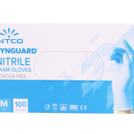 Werkhandschoen nitril blauw maat M 100 dlg