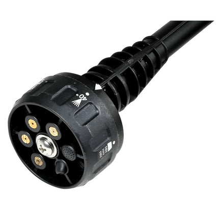 Accu Hogedrukreiniger 20V, 2000mAh, 0-22 bar, ideaal voor terrassen.