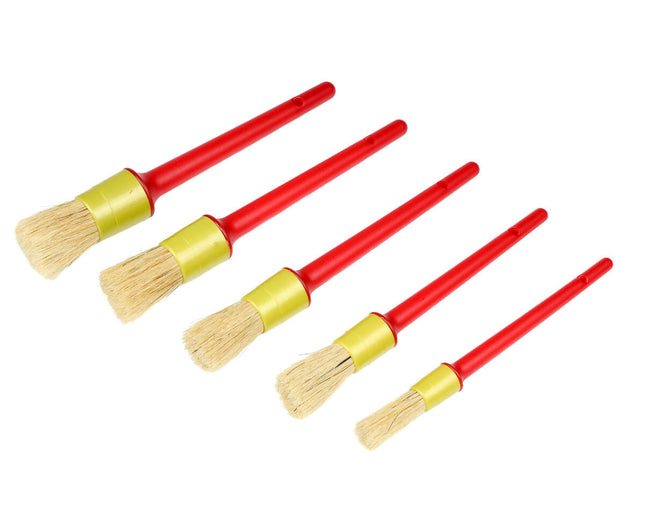Kwastenset Rond 5-delig: Synthetisch, Maten 17-31 mm, Voor Verfwerk.