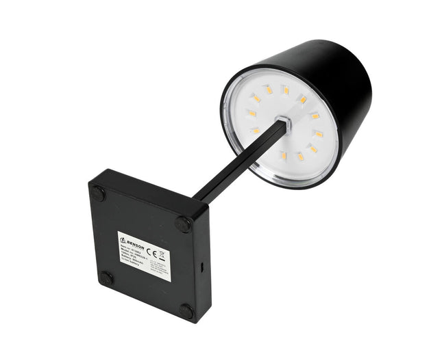 Zwarte Dimbare LED Tafellamp met Oplaadbare Batterij en Touch