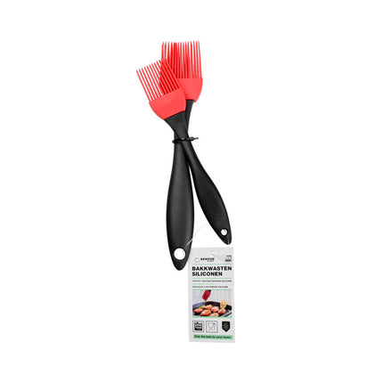 Siliconen Bakkwasten Set 2-dlg: Vaatwasserbestendig, 17 & 20 cm