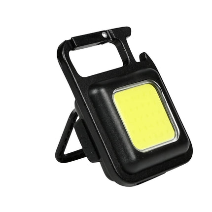 COB-Taschenlampe Schlüsselanhänger: Wiederaufladbar, USB, 230 Lumen, 4 Modi