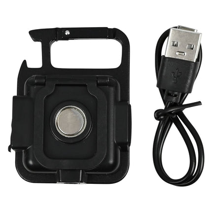 COB-Taschenlampe Schlüsselanhänger: Wiederaufladbar, USB, 230 Lumen, 4 Modi
