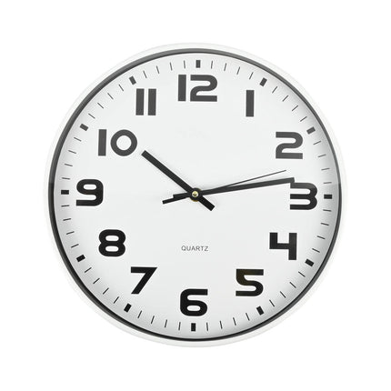 Wandklok 30cm Ø, Stijlvol Design, AA-batterij, Voor Elk Interieur