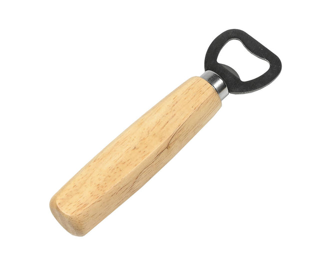 Houten Flessenopener 14cm - Geschikt voor Kroonkurken, Links/Rechts