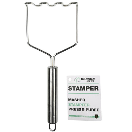 Roestvrijstalen Stamper 23cm - Voor Stamppot & Gepureerde Gerechten