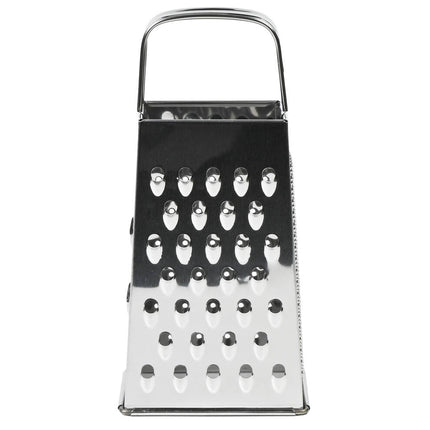 RVS Rasp 4-zijdig, 18 cm - Snij en Rasp Groenten & Kaas Simpel