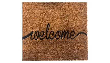 Kokosmat 40x60 cm, vuilwerend met WELCOME print, voor voordeur