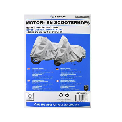 Waterafstotende Motor- en Scooterhoes met Opbergtas 246x104x127 cm