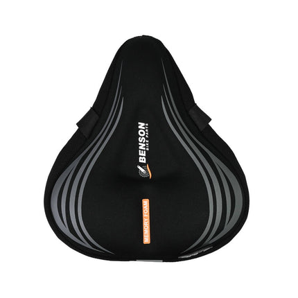 Zadeldek 260x235mm Memory Foam met Reflectie voor Veilig Fietsen