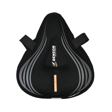Zadeldek 260x235mm Memory Foam met Reflectie voor Veilig Fietsen