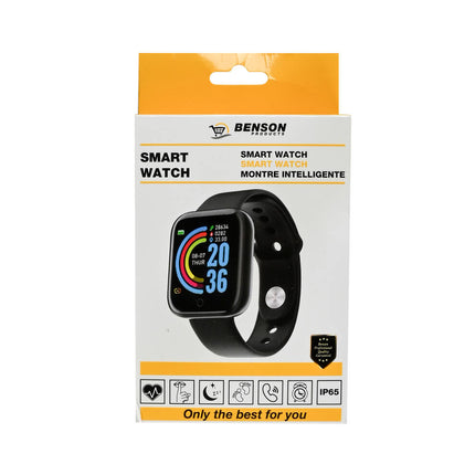 Smart Watch: 1,3" Display, Hartslagmeter, Bluetooth, Slaapmonitor, iOS/Android