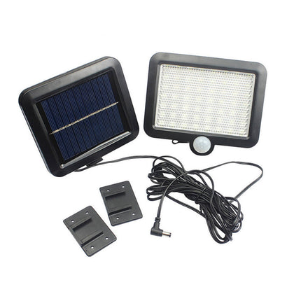 LED Solar Straler 56 SMD, Bewegingssensor, IP44, 1200mAh Batterij