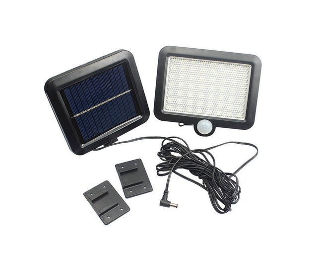 LED Solar Straler 56 SMD, Bewegingssensor, IP44, 1200mAh Batterij