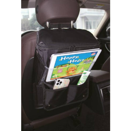 Autostoel Organizer met Koeltas, 4 Vakken, 29x26x11cm, Afneembare Tas