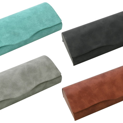 Brillenkoker suède mix – Afmeting ca. 16 x 6 x 3,3 cm, 3,3 cm