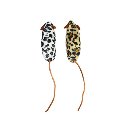 Set van 2 Speelmuizen voor Katten - Stimuleert Jachtinstinct en Spel