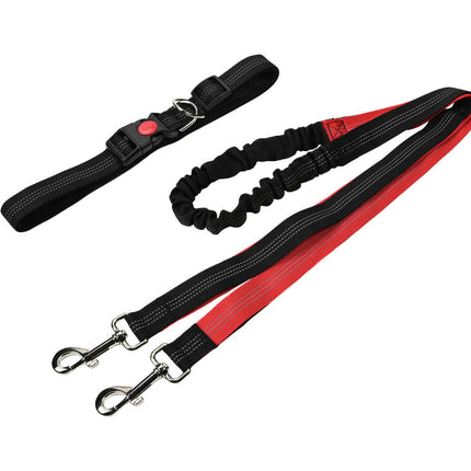 Handsfree Hondenriem: Verstelbaar 66-109cm, Reflecterend, Hardlopen.