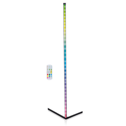 LED Hoeklamp 15W, RGB+W, 360lm, Muziek Sync, 140cm, USB Type-C
