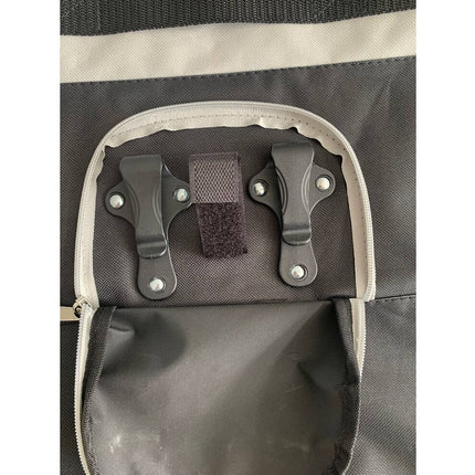 Fahrradtasche 17L Schwarz: Geräumige, wasserabweisende Tasche für tägliche Fahrten.