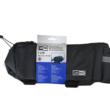 Donkergrijze Fiets Koeltas, 7L, -10°C tot +70°C, met Schouderriem