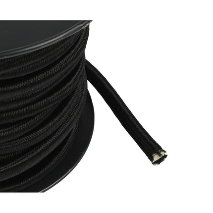 Gummiseil 8mm 20m Schwarz - Ideal für Bau und Transport 40KG Zugkraft