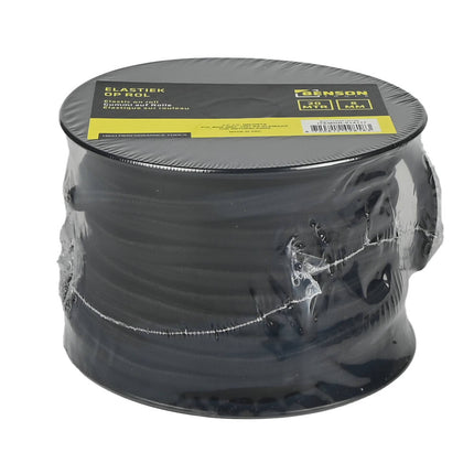 Gummiseil 8mm 20m Schwarz - Ideal für Bau und Transport 40KG Zugkraft
