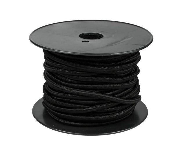 Elastiek Rol 6mm Zwart 25m - DIY, Sport, Kleding, 20KG Treksterkte