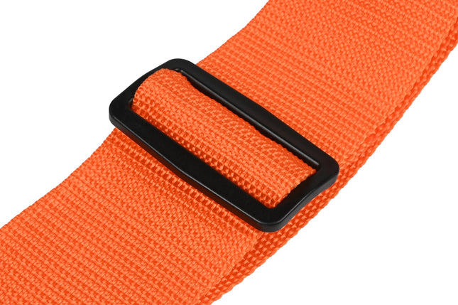 Kofferspanband + cijferslot oranje – Breedte ca. 5 cm, Lengte ca. 180 cm, Kleur oranje
