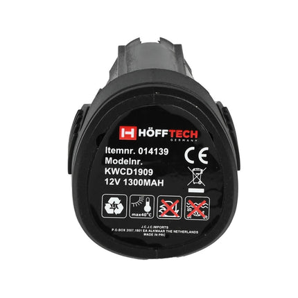 Accu Boormachine 12V 1.3Ah Li-ion, LED, 20 Nm, 650 rpm, 0,96 kg, DIY.