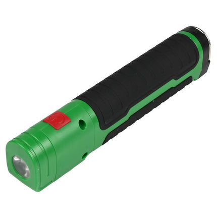 Telescopische COB Looplamp 4W 500lm, oplaadbaar met USB-C, magnetisch